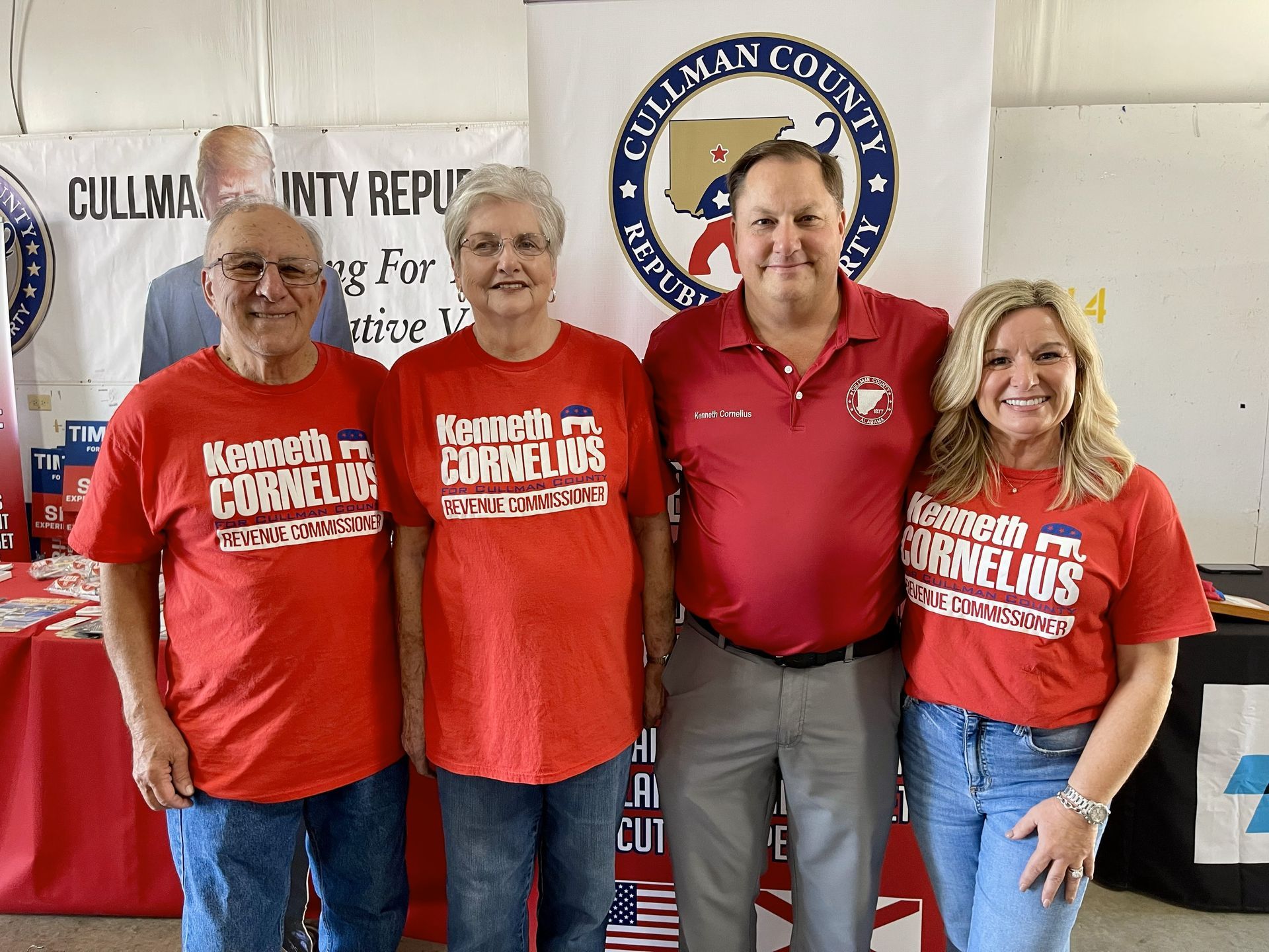 Kenneth Cornelius with Parents