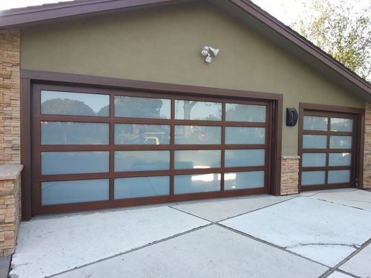Glass — Classic Glass Garage Door in Sunnyvale, CA
