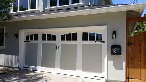 Garage — Luxury White Garage Door in Sunnyvale, CA