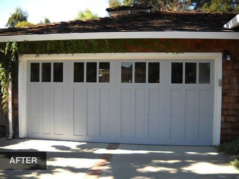 Types — After Classic White Garage Door in Sunnyvale, CA