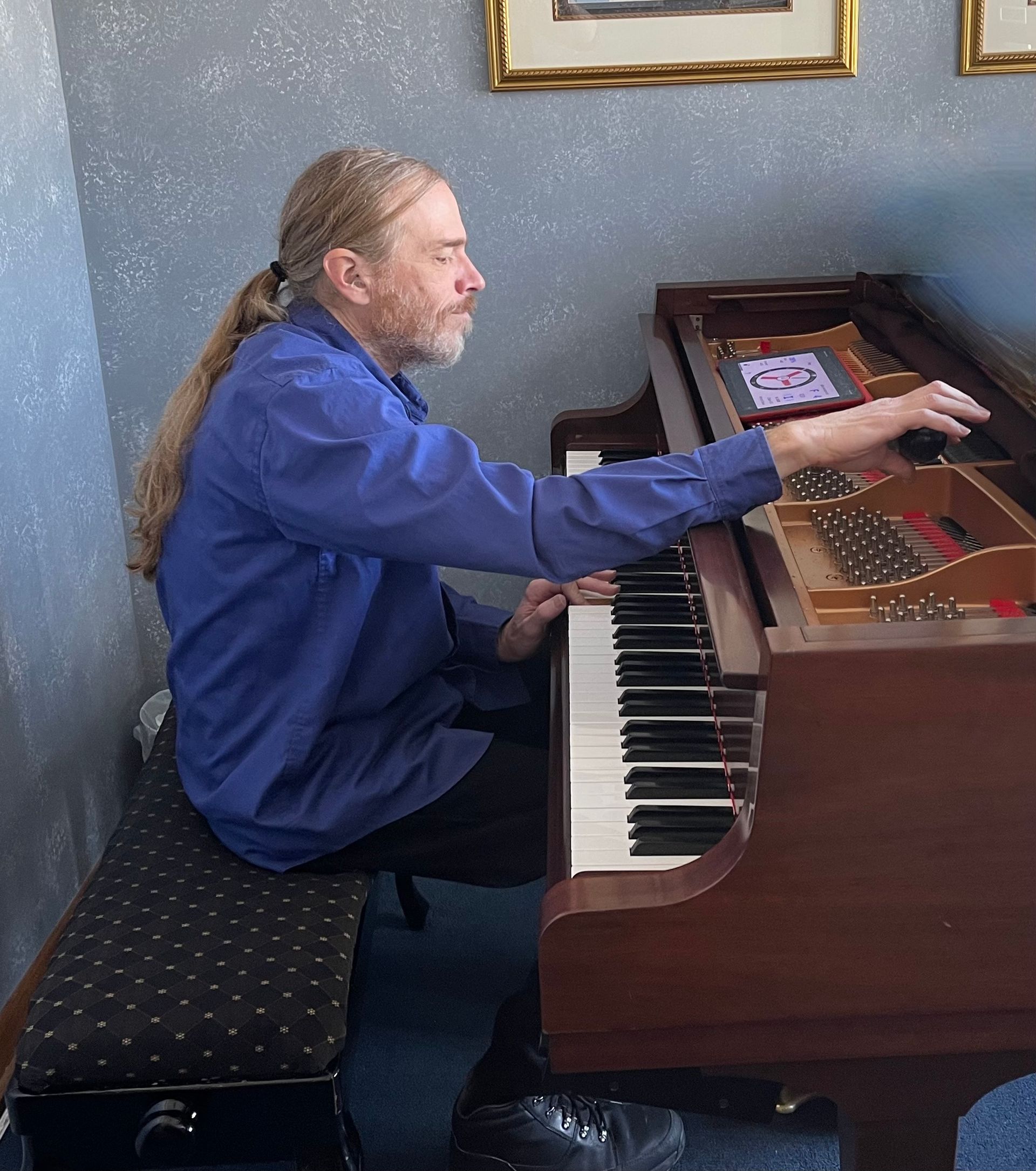 Steve Playing Piano — Hanover Park, IL — A & A Music & Art Academy