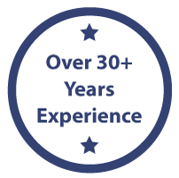 Over 30+ Years Experience Logo