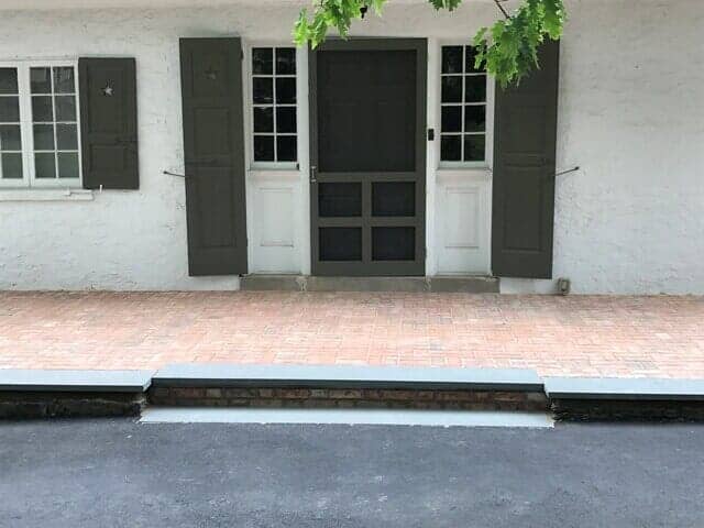 Brick and Bluestone Patio — Chestnut Hill, PA — Disciple Masonry