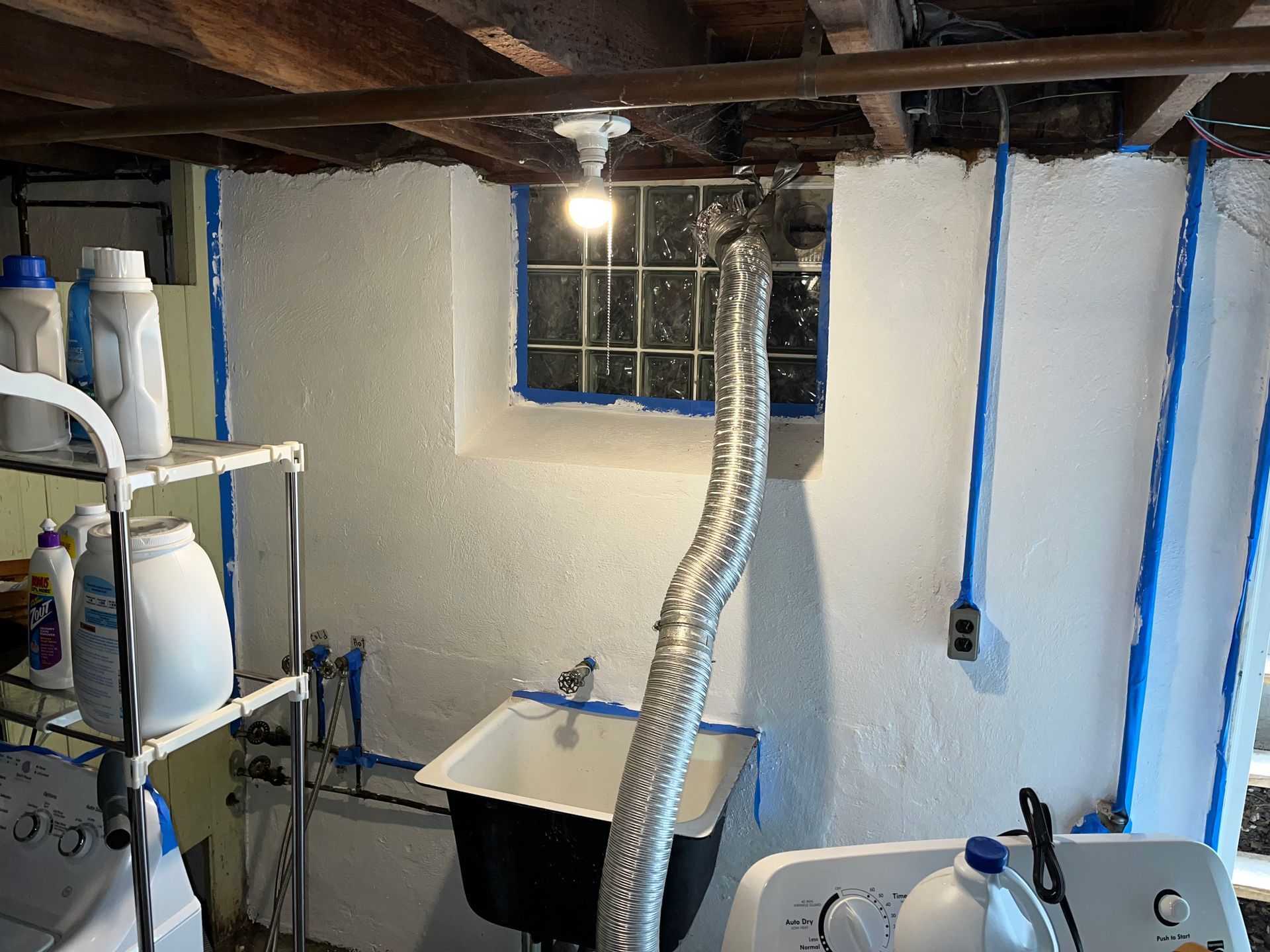 basement floor crack repair near doylestown pa