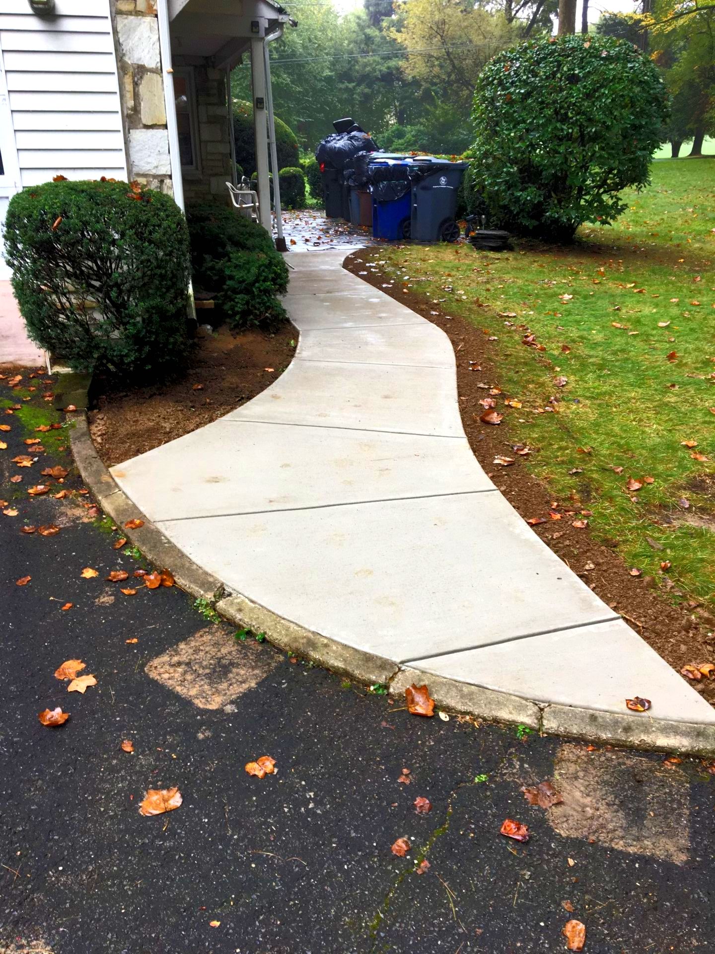 Concrete Walkway Installation - Glenside, PA - Disciple Masonry