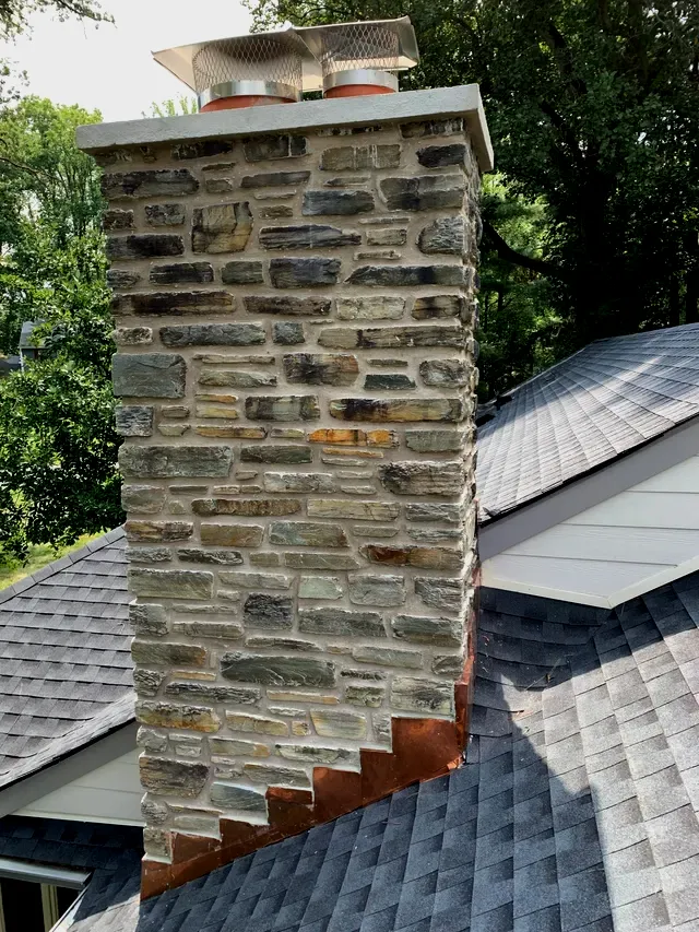 Stone Chimney Mortar Pointing Repair— Fort Washington, PA — Disciple Masonry