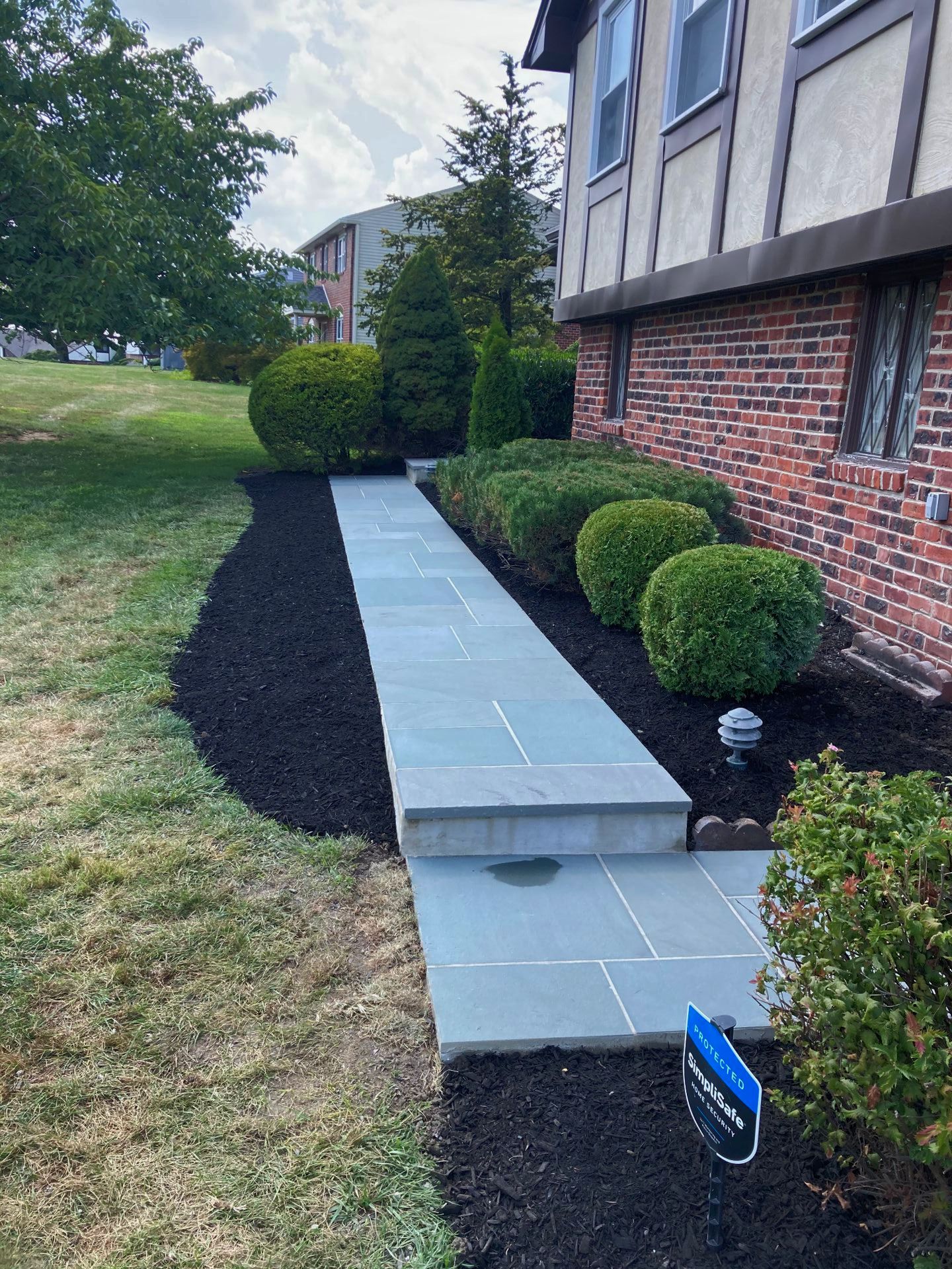 Bluestone Walkway with Stone Sealer - Lansdale, PA - Disciple Masonry
