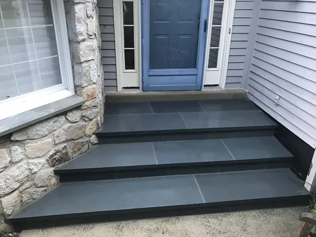 Bluestone Steps and Landing — Fort Washington, PA — Disciple Masonry