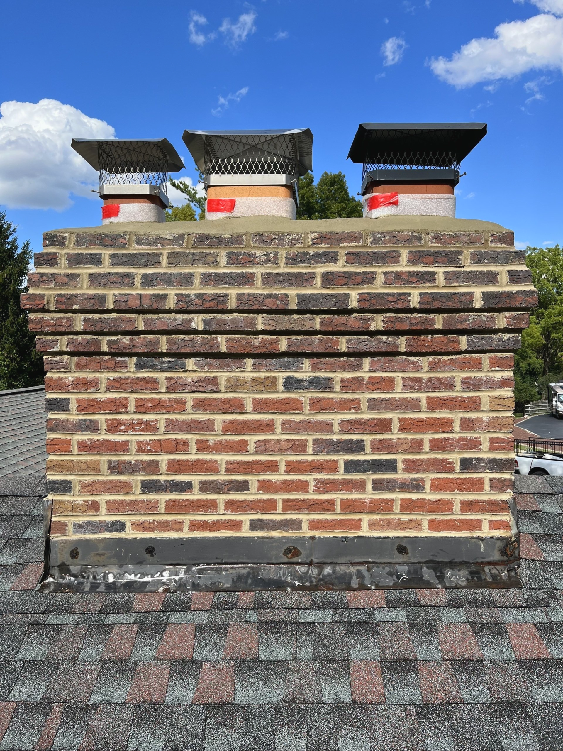 Brick Chimney Pointing - Wayne, PA - Disciple Masonry