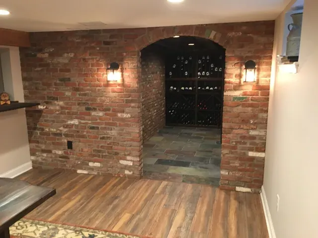 Interior Brick Wine Cellar Walls —New Hope, PA — Disciple Masonry