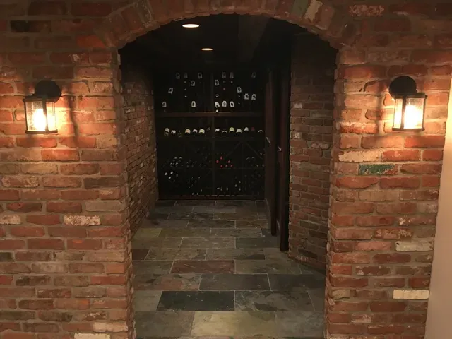 Brick wine cellar — Bucks County, PA — Disciple Inc