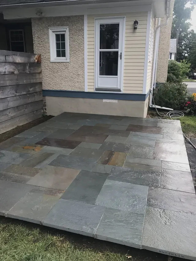 Flagstone Patio — Villanova, PA— Disciple Masonry