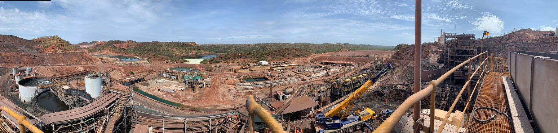 Panorama View of Mine Site Near Bowen — Business Support Services Near Bowen,QLD