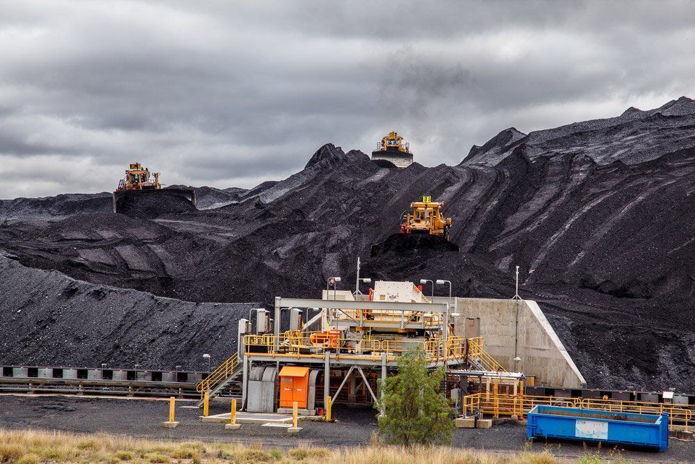Machinery on Large Mine Site — Business Support Services Near Bowen, QLD