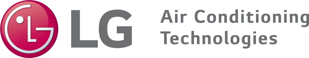 Lg air conditioning technologies logo on a white background