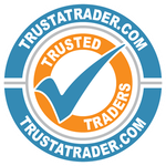 A logo for trustatrader.com that says trusted traders