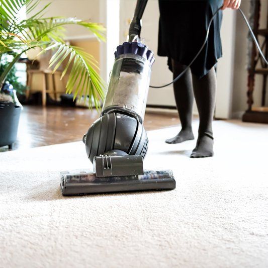 Vacuuming Dusts from Carpet — Hot Springs, AR — CleanPro USA