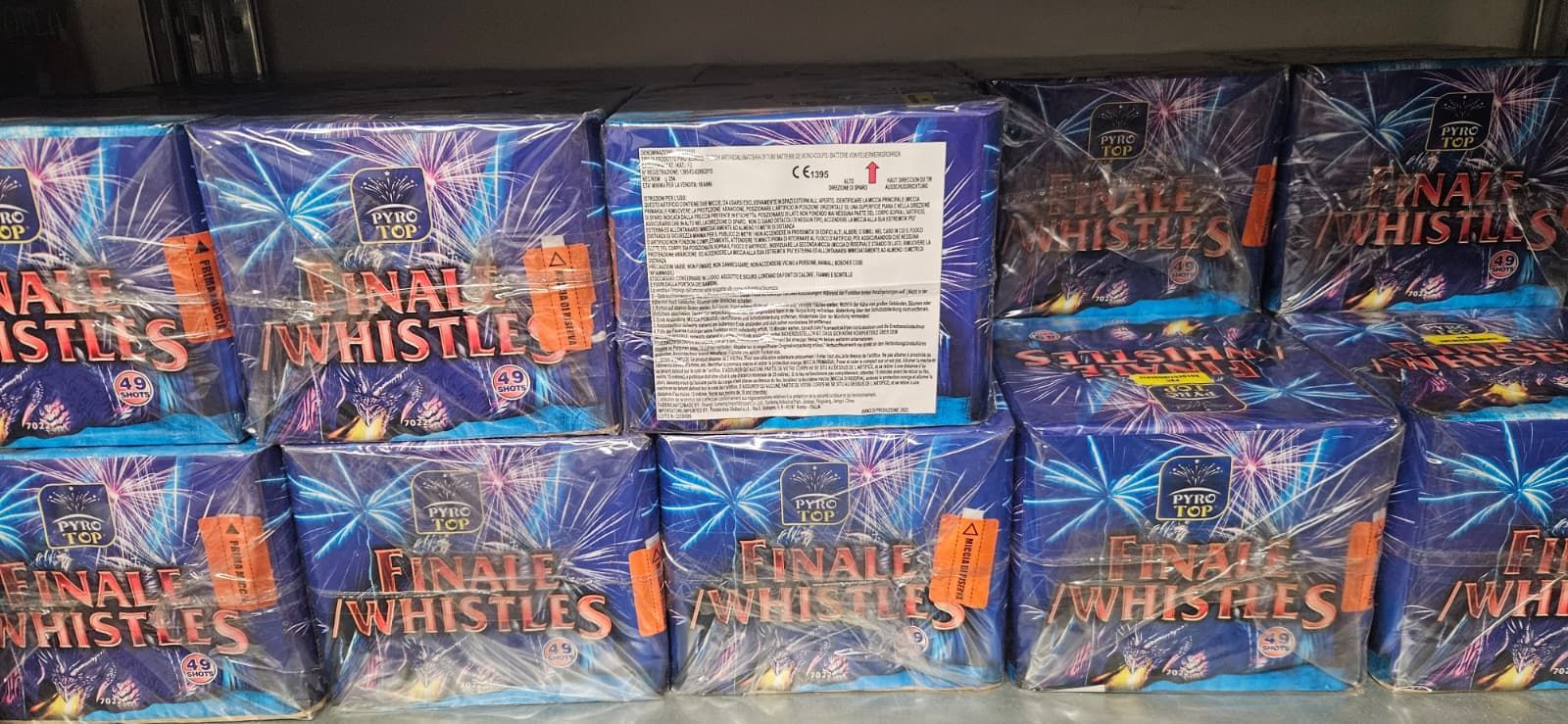 Scatole di fuochi d'artificio 