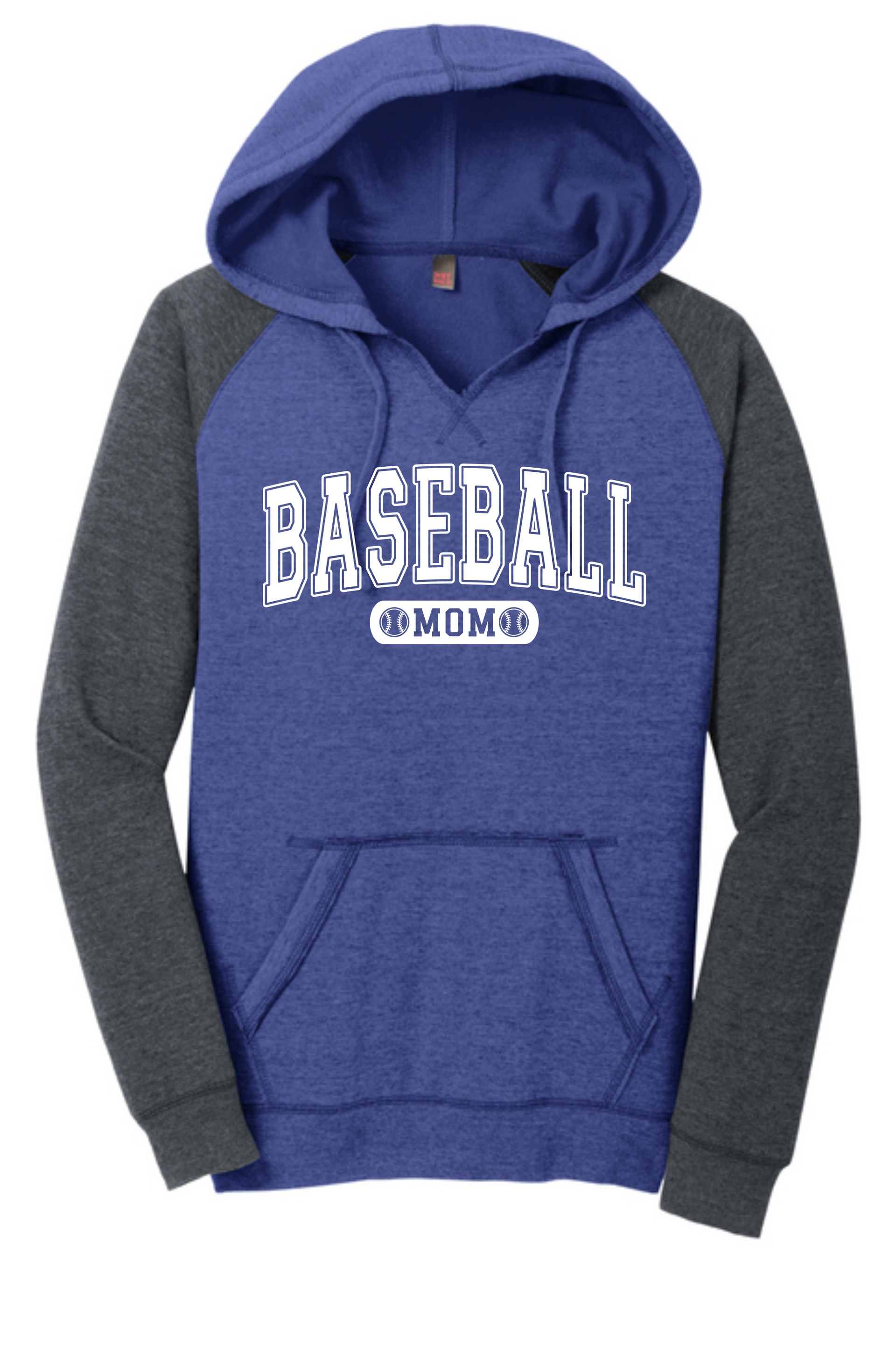 Baseball Mom Women's V-Neck Hoodie