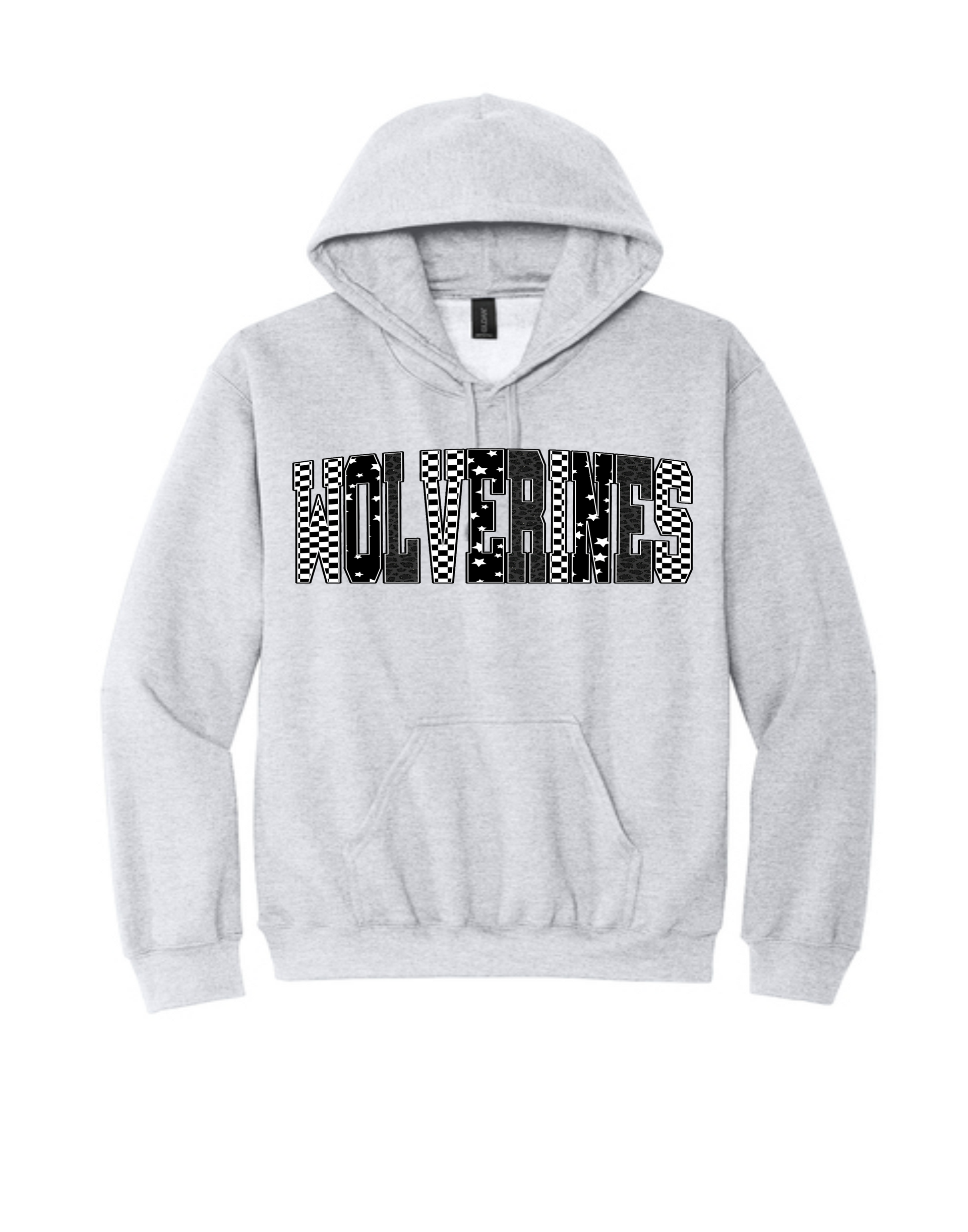 Wolverines with white hoodie