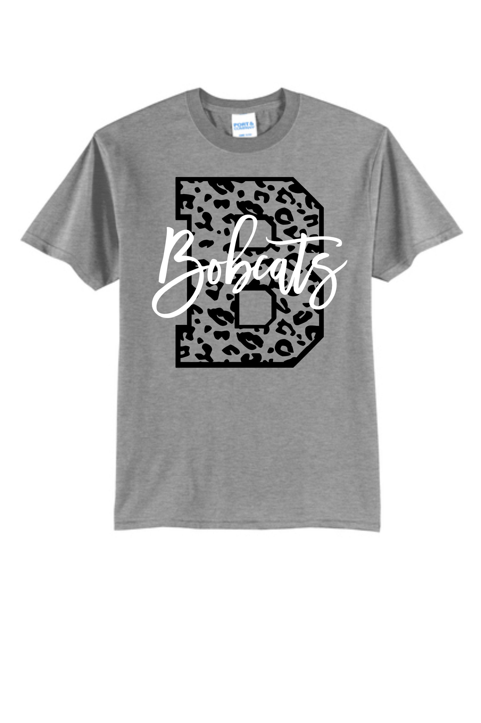 Black Bobcats Leopard B Design