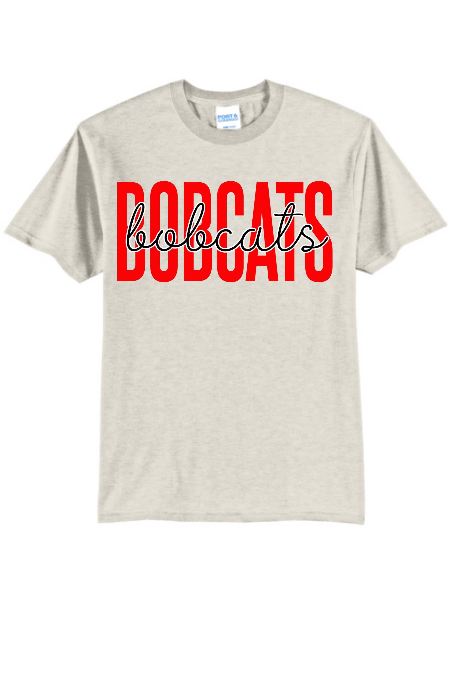 Red & Black Bobcats Design
