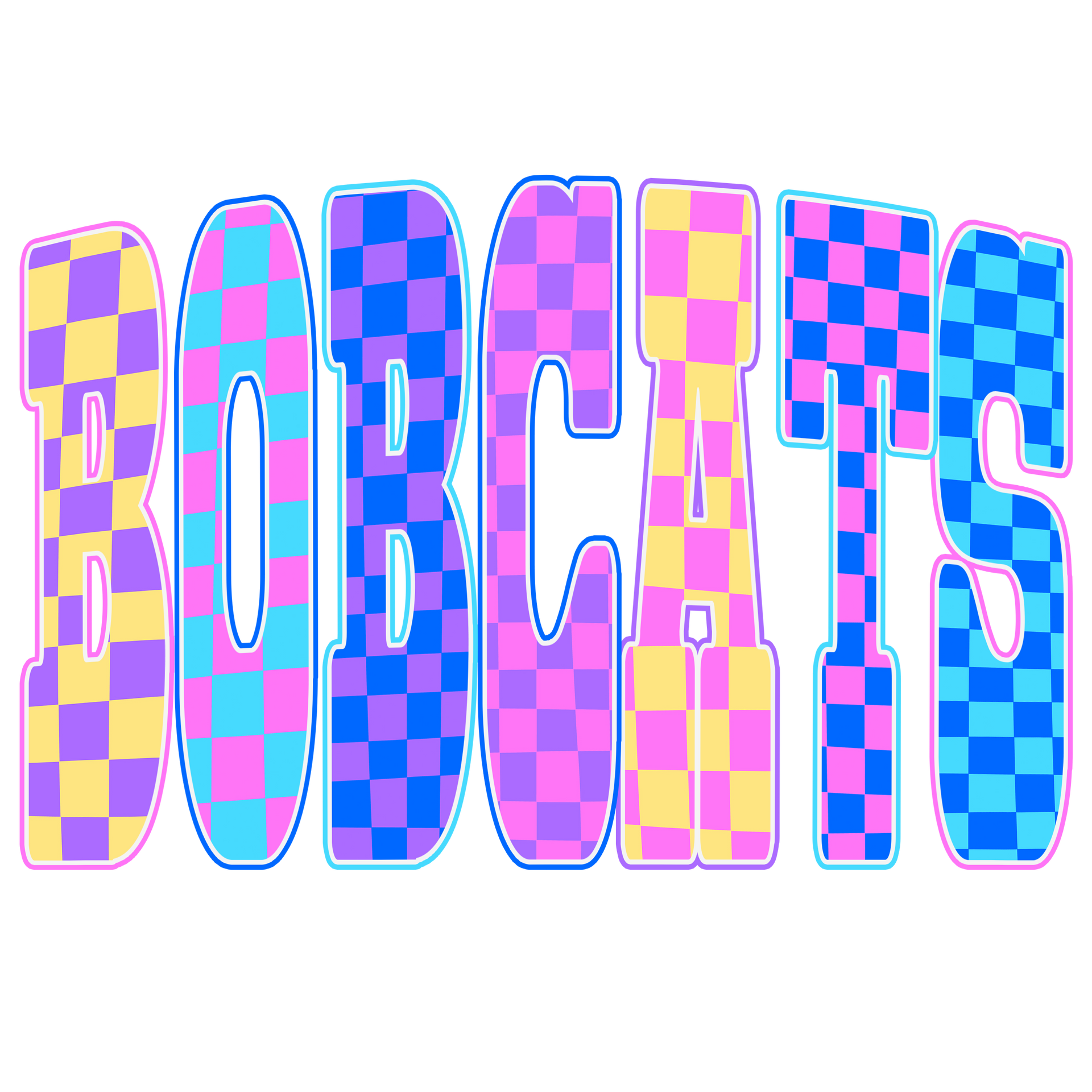 Bobcats Pastel Colors Design