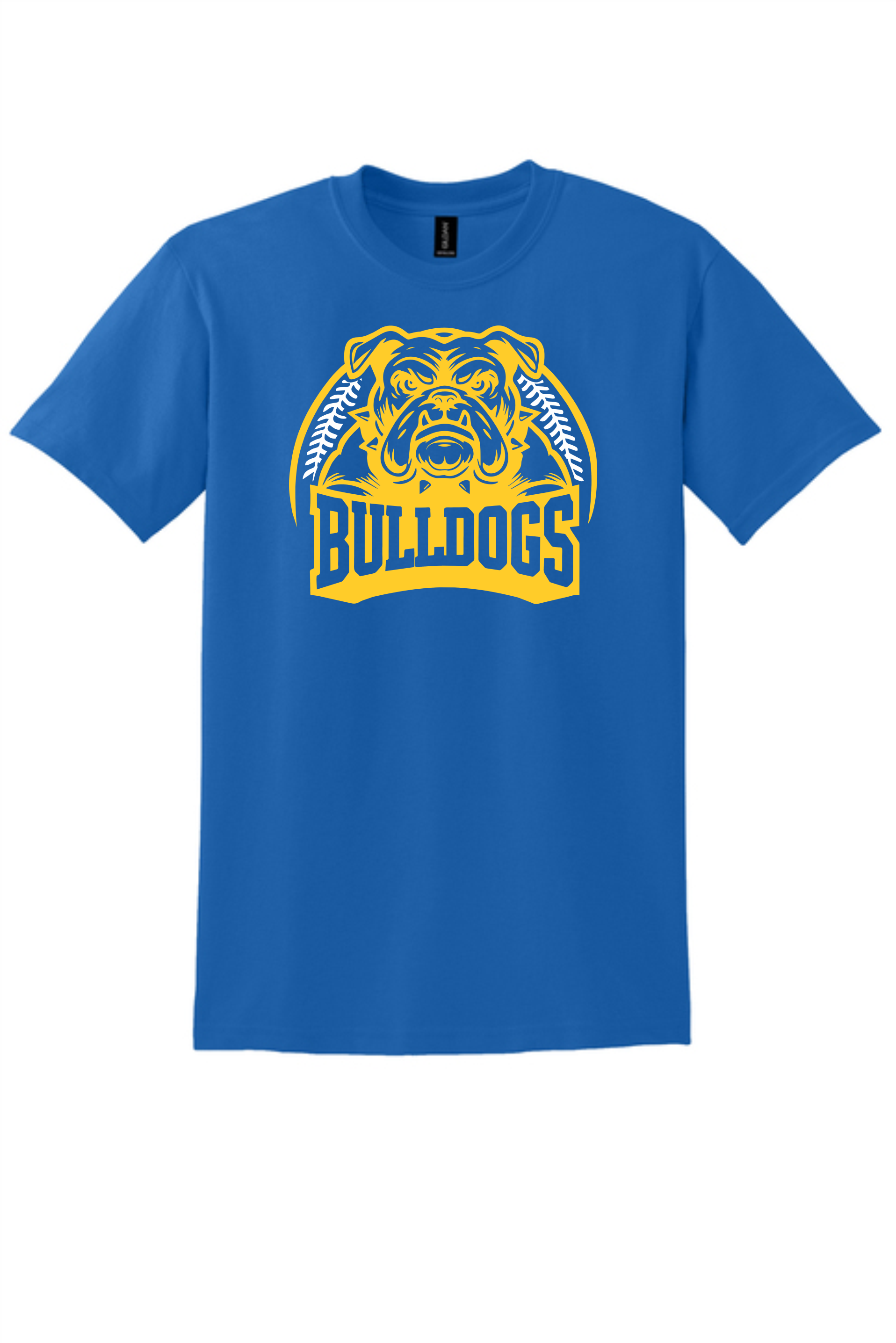 Bulldogs White & Yellow Stitch