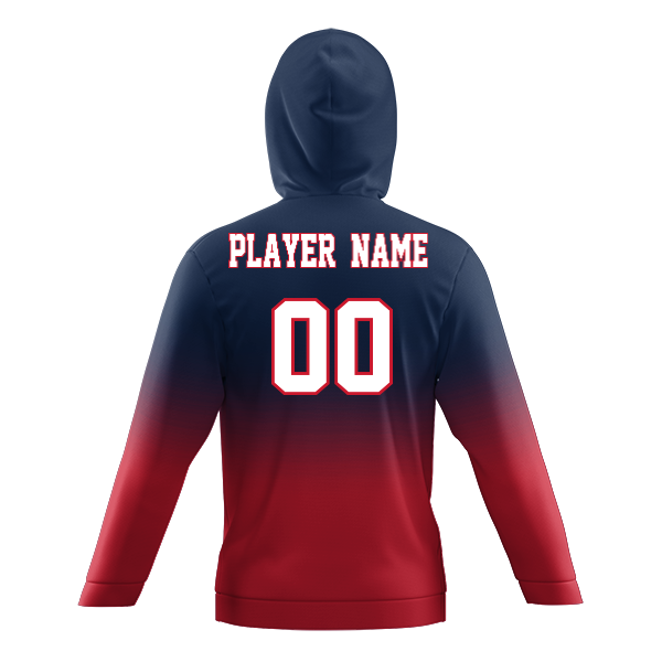 Baseball Ombre Hoodie