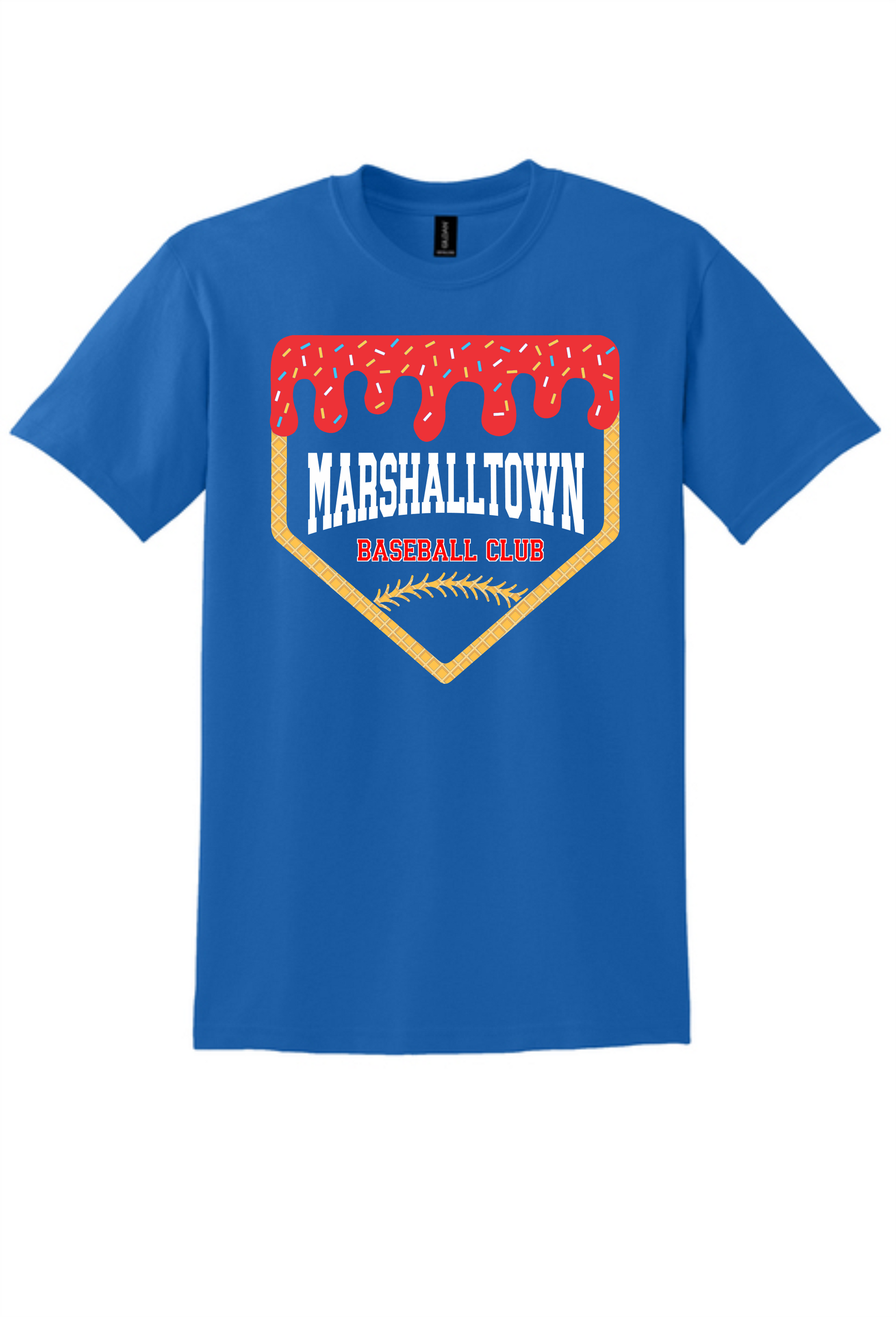 Marshalltown Baseball Club Drip Blue