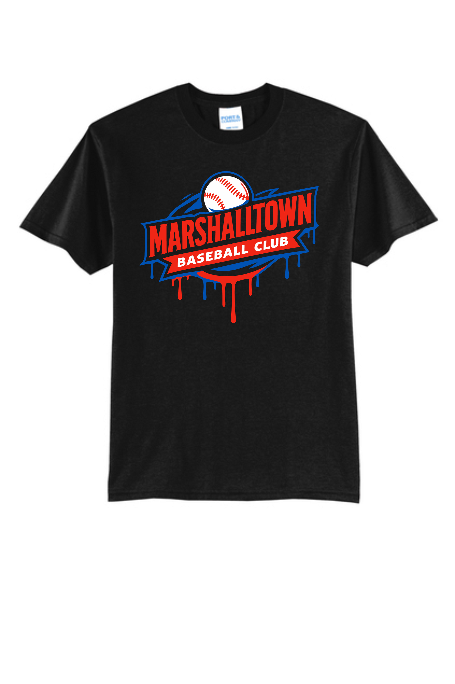 Marshalltown Baseball Club Drippy Logo