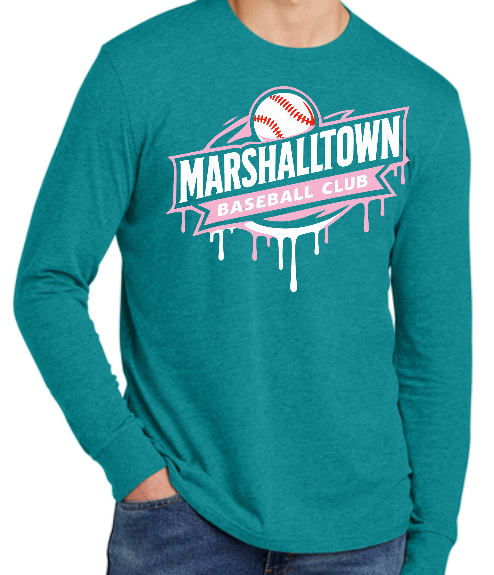 Marshalltown Baseball Club Logo Teal