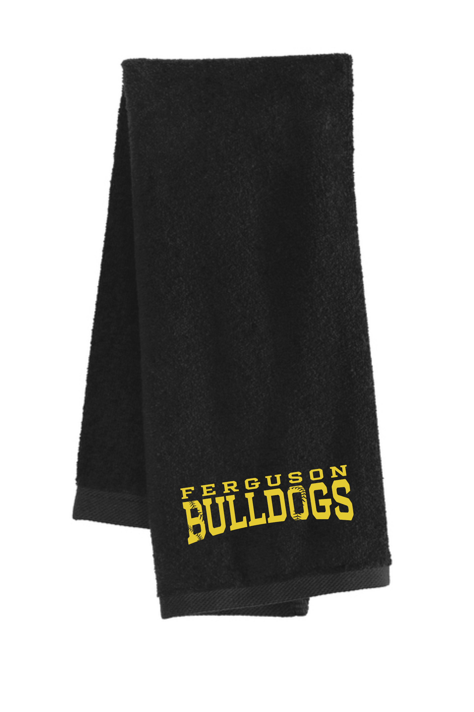 Black Sports Towel