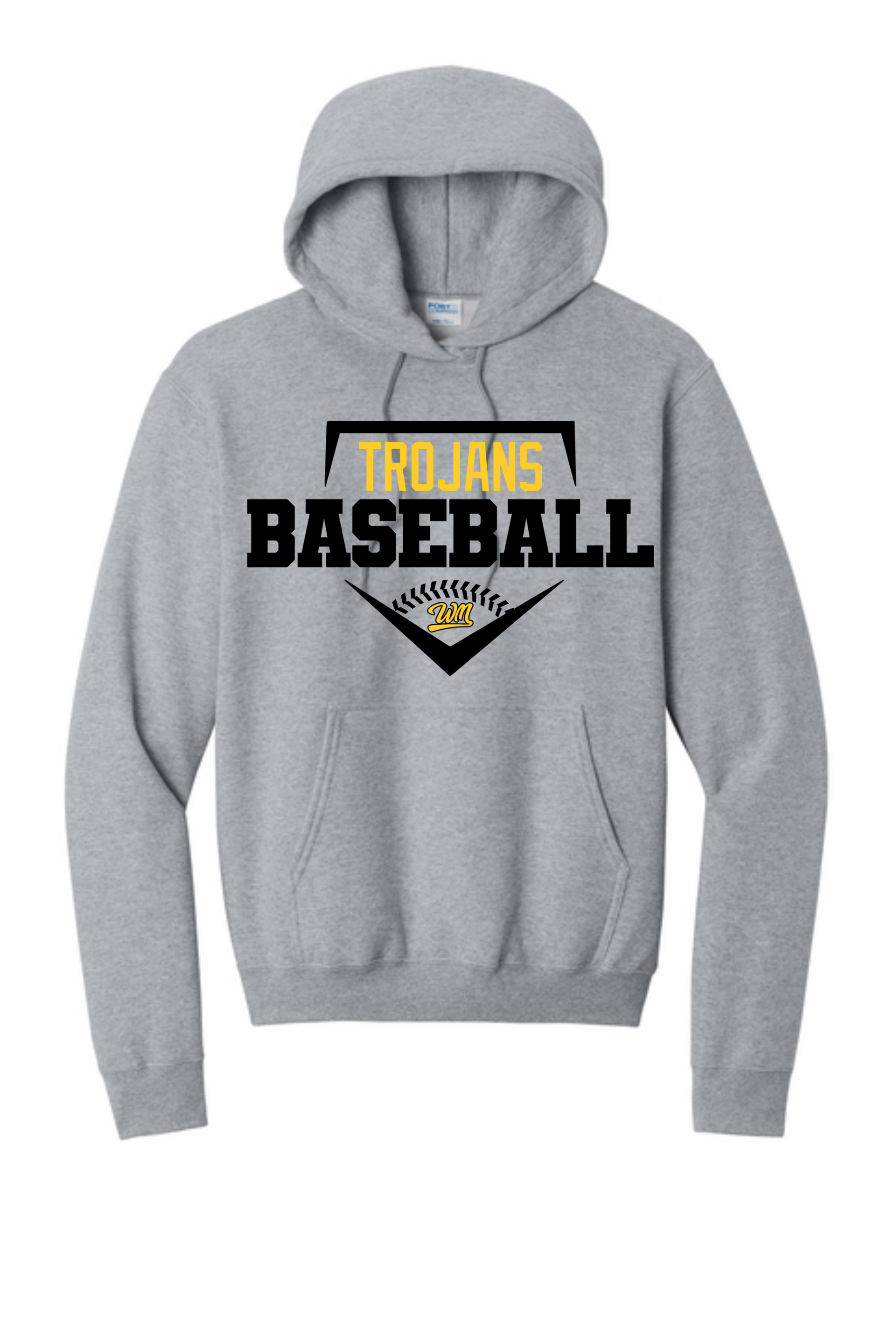 West Marshall Baseball Club Logo Hoodie