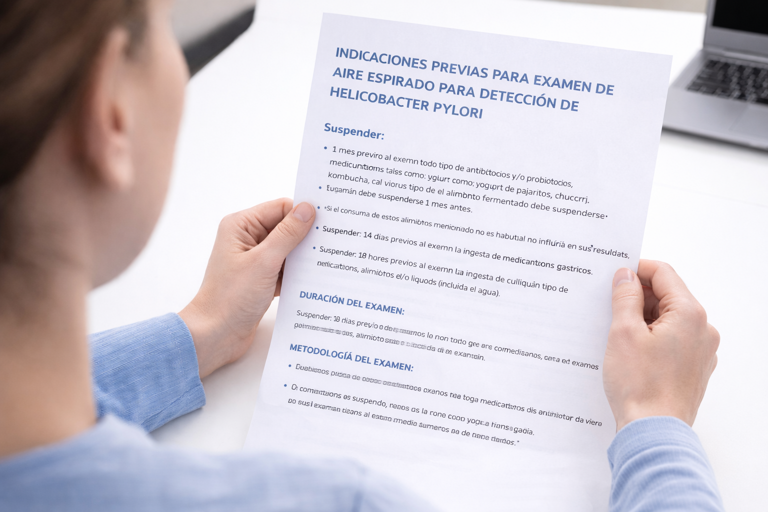 Hidrolact, exámenes digestivos.