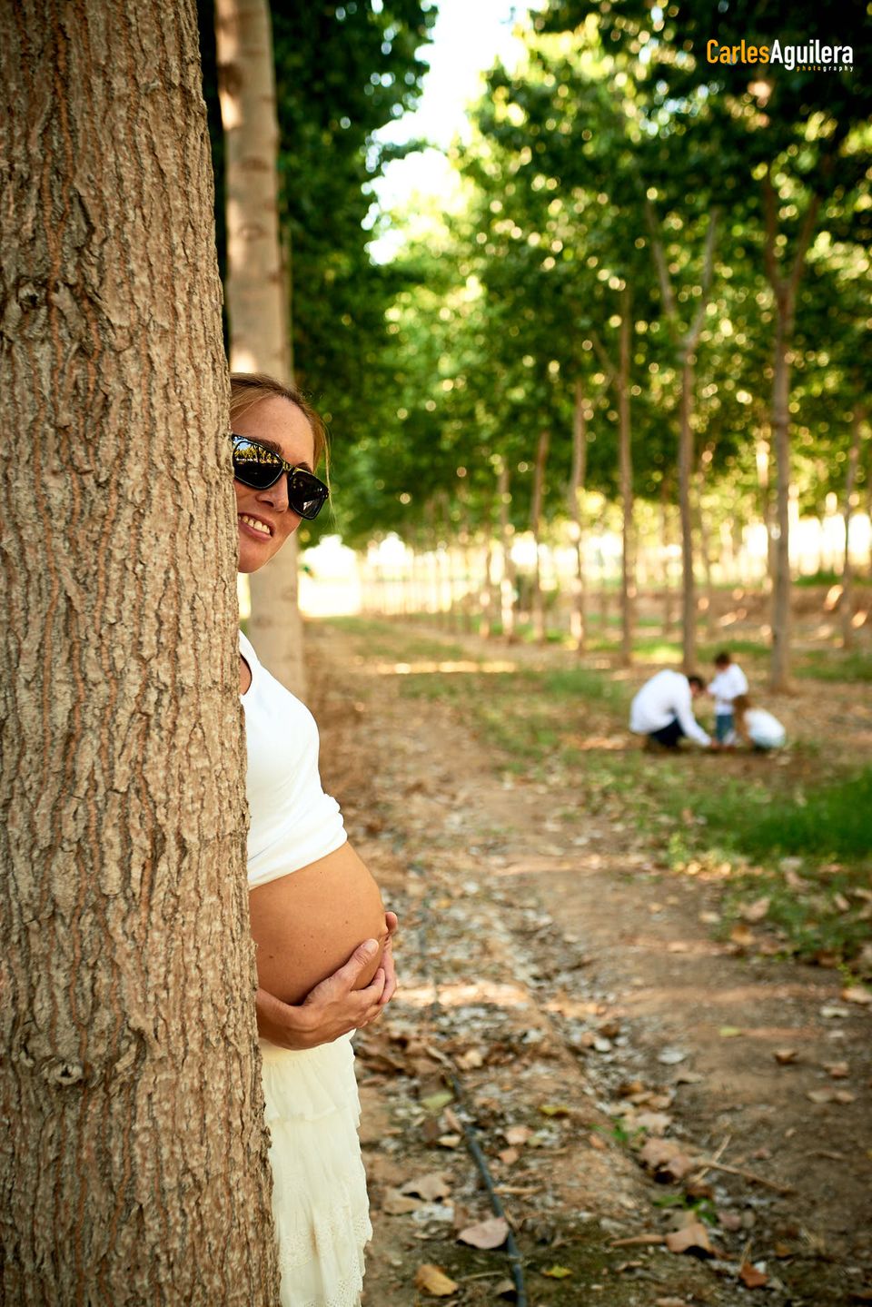 sesiones embarazo en exteriores, barcelona