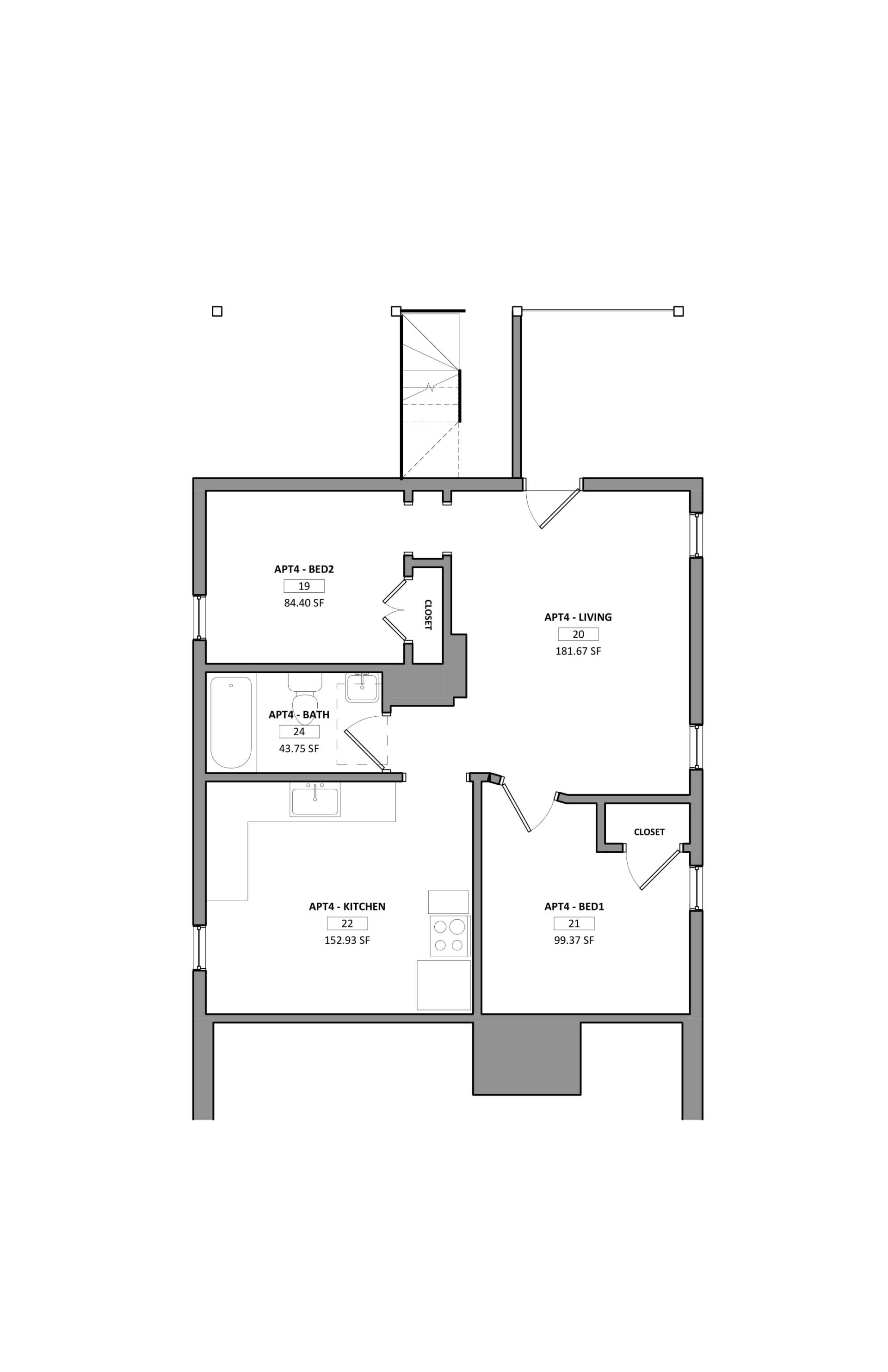 110-4 Stewart Ave Floor Plan