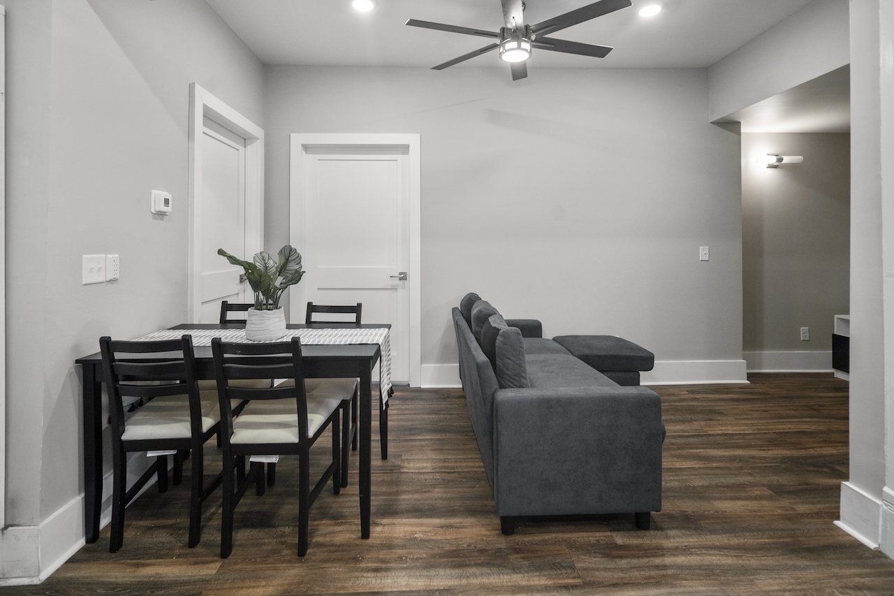 112 Stewart ave unit 2 living room and dining