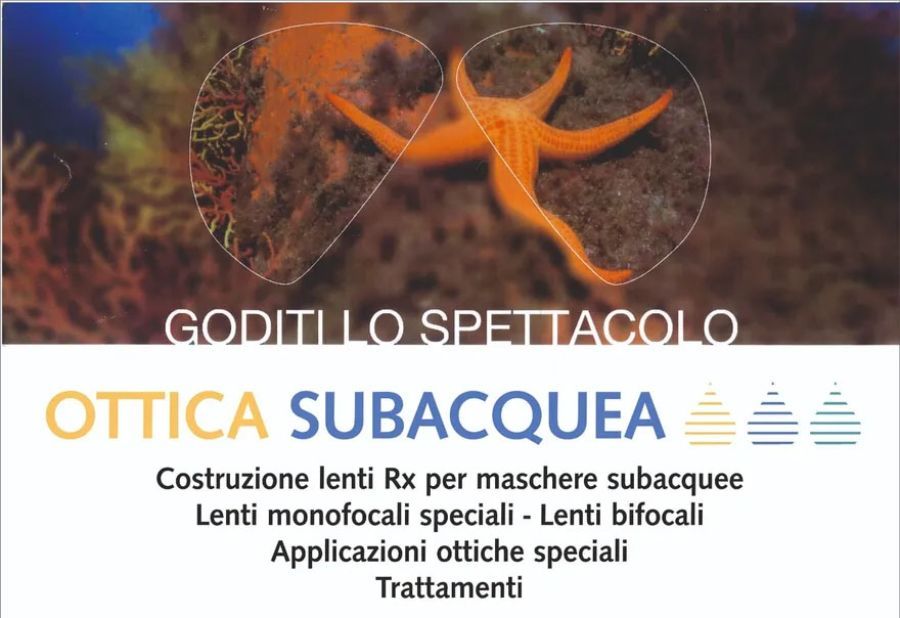 Lenti per maschere subacquee