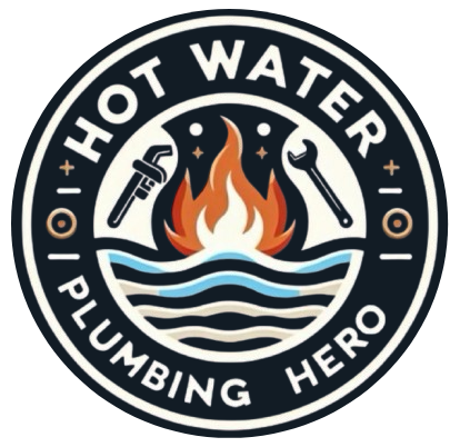 Hot Water Plumbing Hero logo