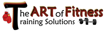 A logo for the art of fitness training solutions