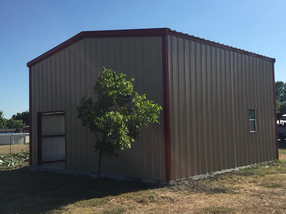 Portfolio — Big Garage with Small Tree in Ennis, TX