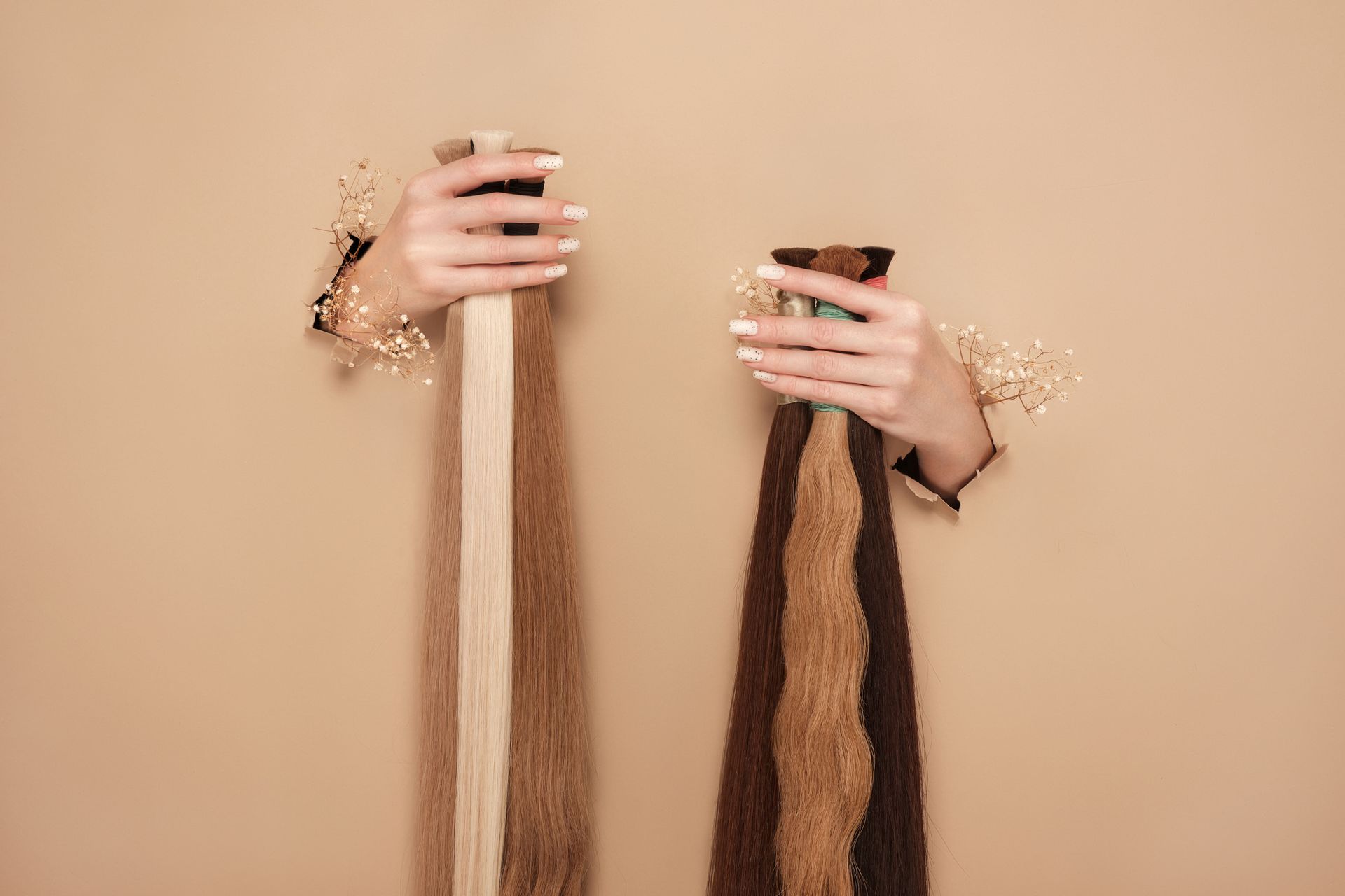 Extensiones de cabello- varias
