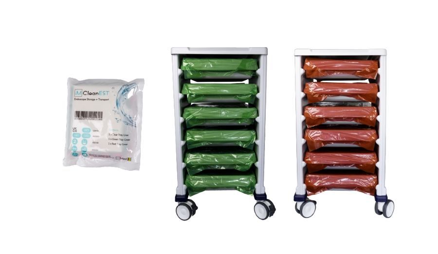 iM Med packaging for iM CleanEST endoscope storage and transportation system