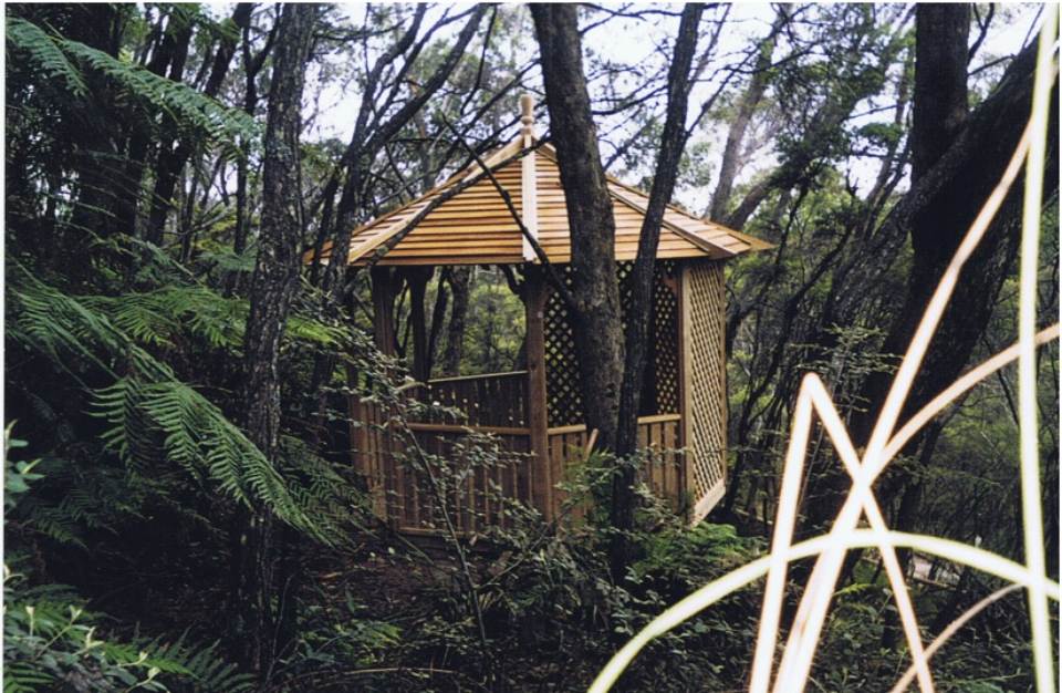 view of a tree house
