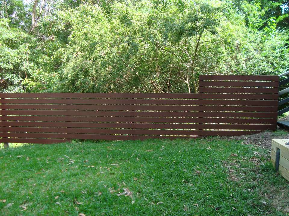 wooden fence
