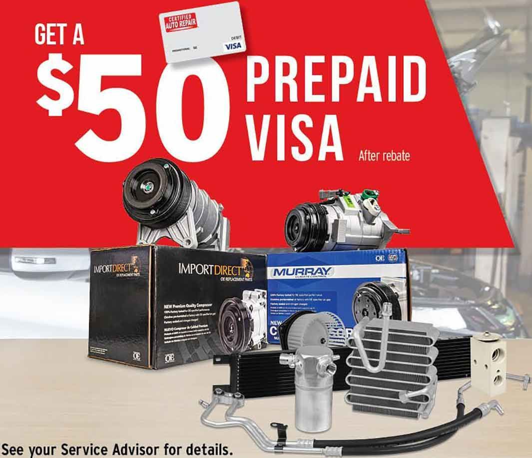 Auto DR's summer 2025 $50 rebate special for customers. 