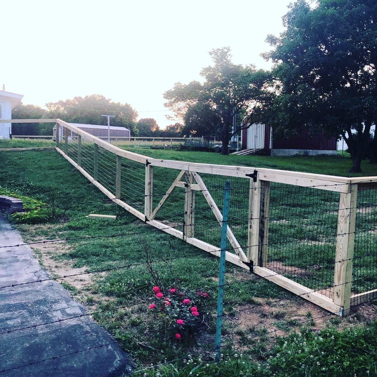 livestock wooden fence sw missouri