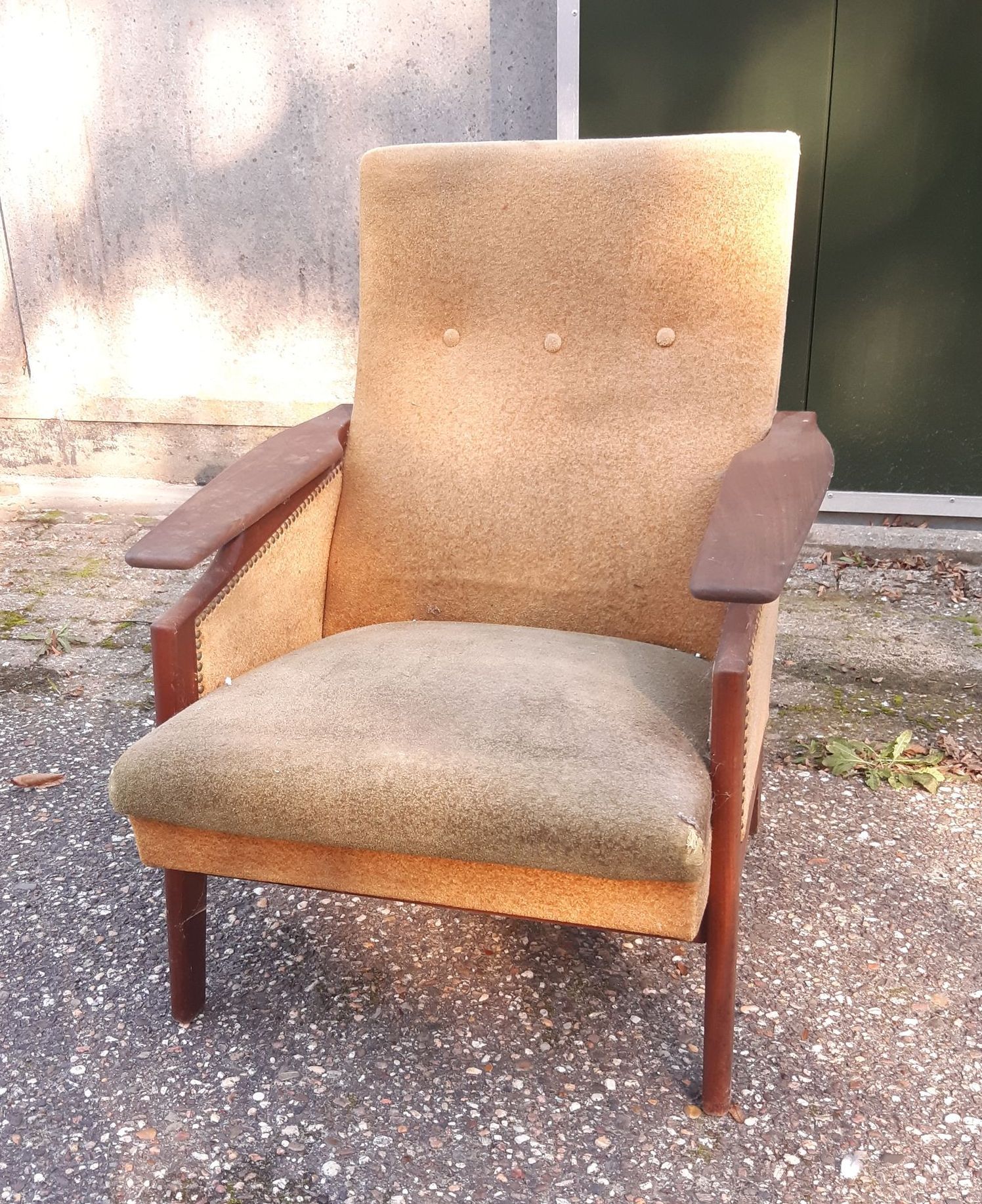 Vintage Deense fauteuil