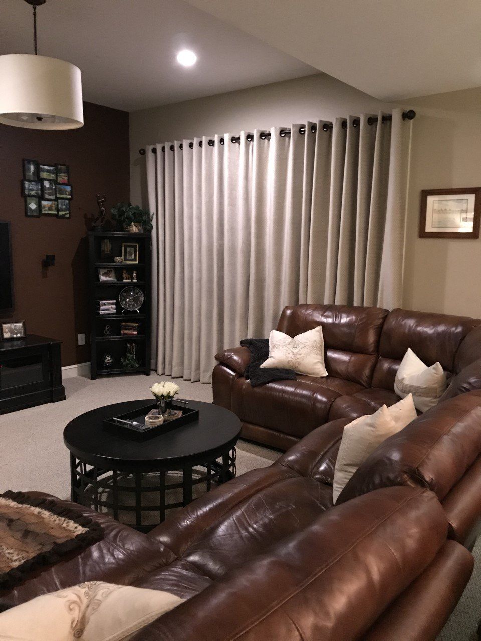  Living Room with Reupholstered  Sofa — Peabody, MA — Bay State Window Fashions